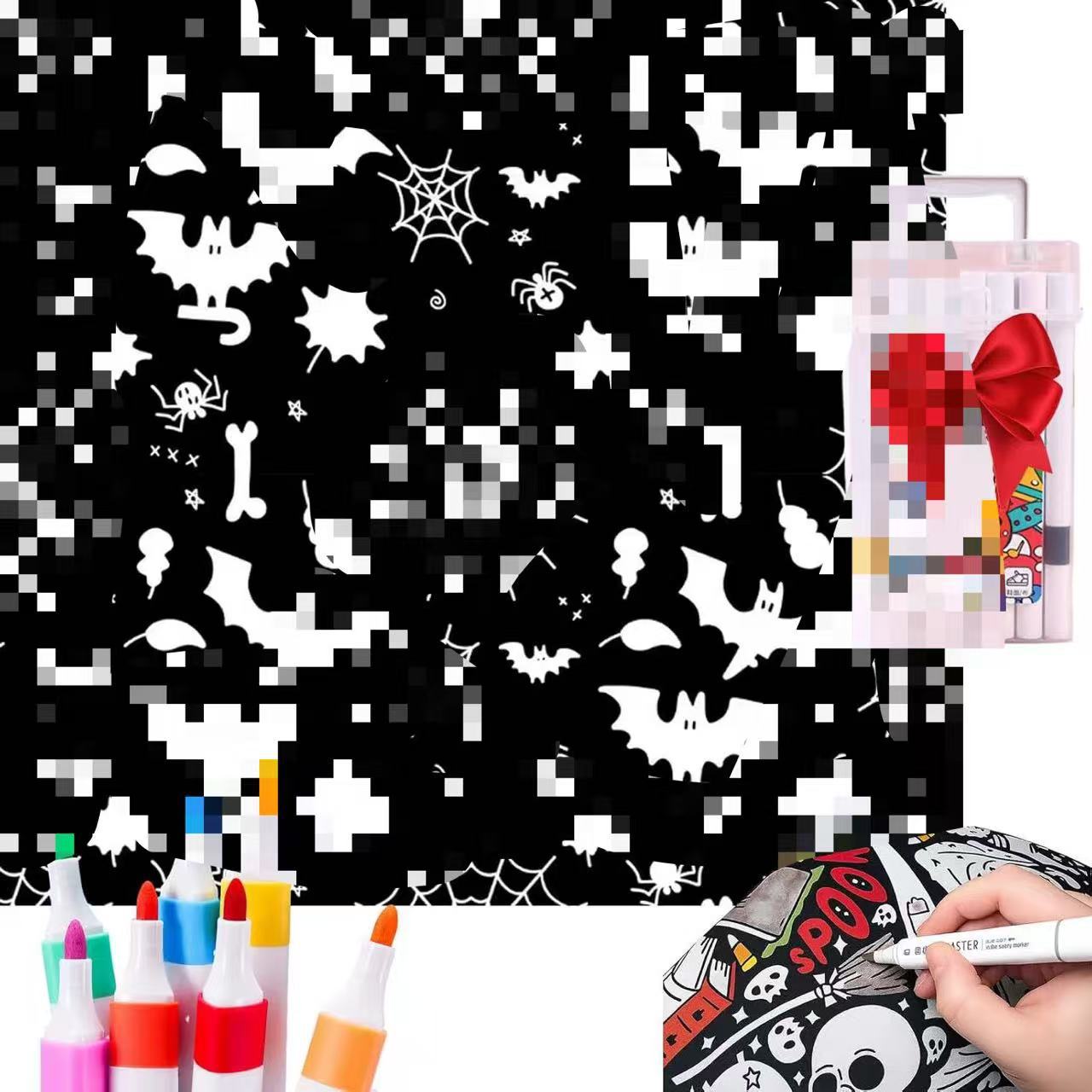 Color-Your-Own Velvet Art Blanket | Custom DIY Crafting Throw