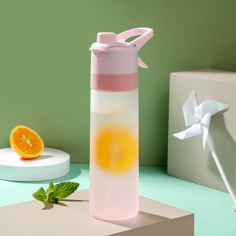 HydroMist 2-in-1 Sports Bottle | Dual-Action Drink & Cooling Spray Flask