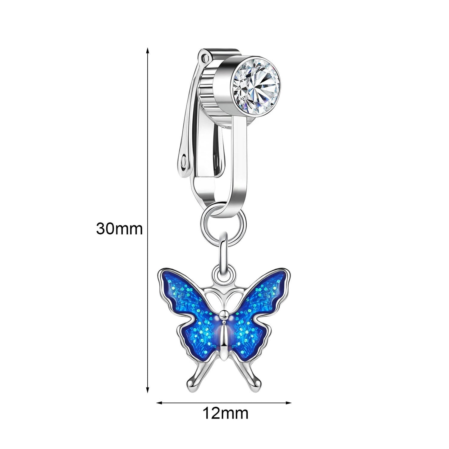 Clip-On Belly Button Piercing