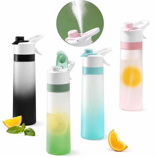 HydroMist 2-in-1 Sports Bottle | Dual-Action Drink & Cooling Spray Flask