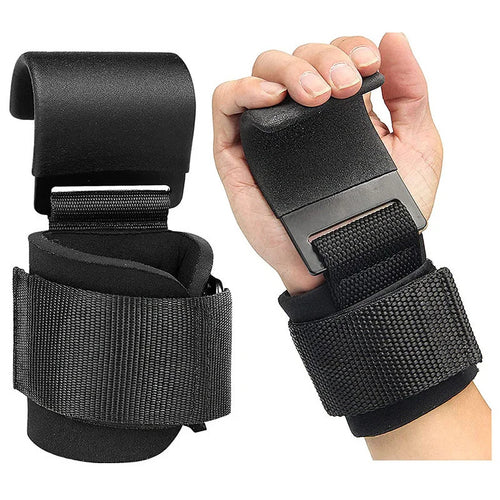 Black wrist support brace with adjustable straps on a white background