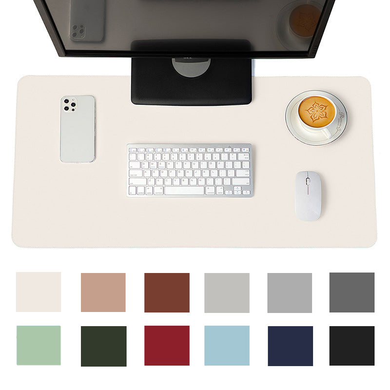 The Ultimate Dual-Sided Desk Mat Pad Waterproof Non-slip PU Leather