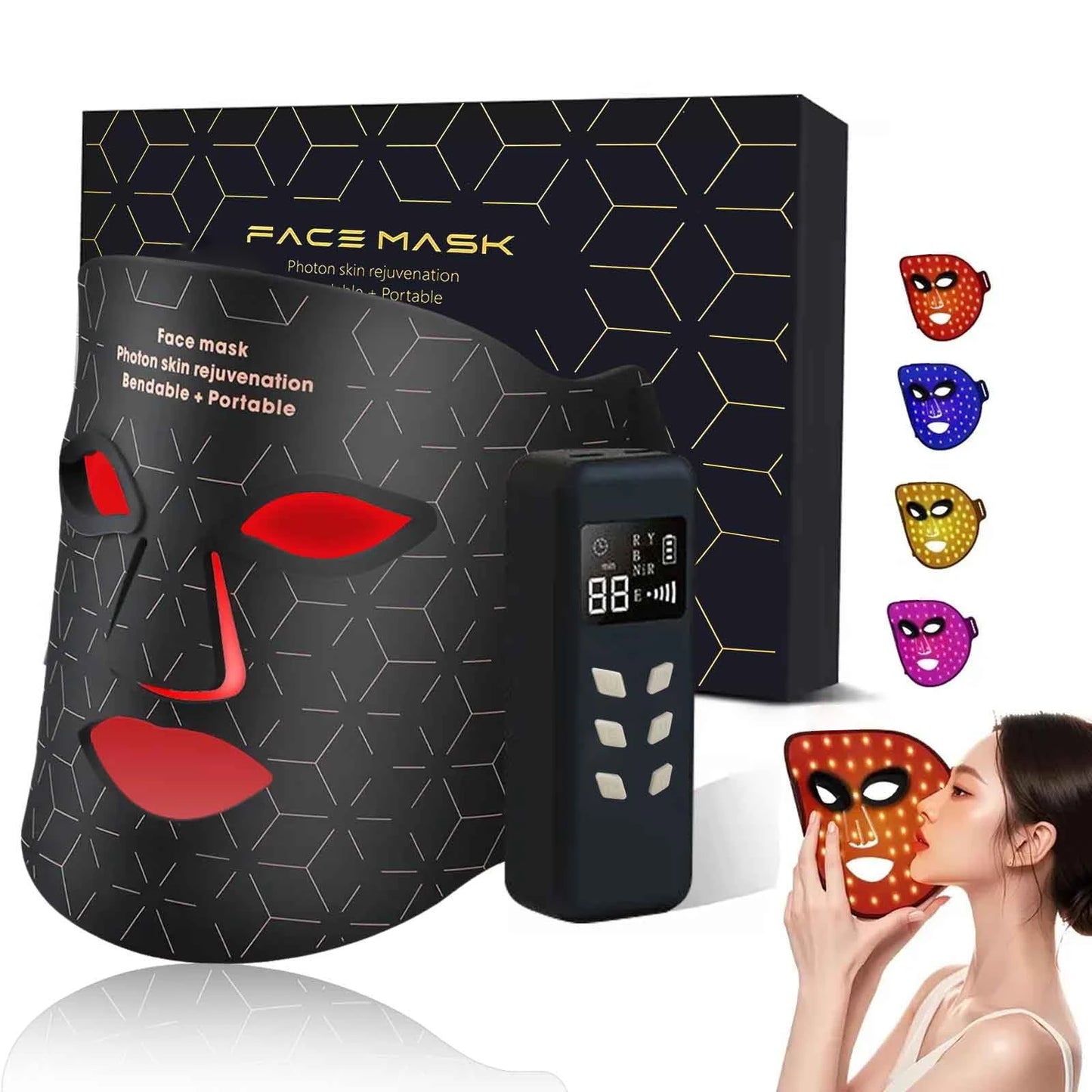 Radiance Pro LED Facial Therapy Mask | Multi-Wave Renewal Mask