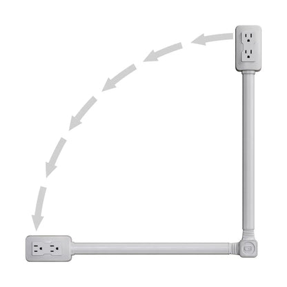 Ultra-Slim Outlet Extender