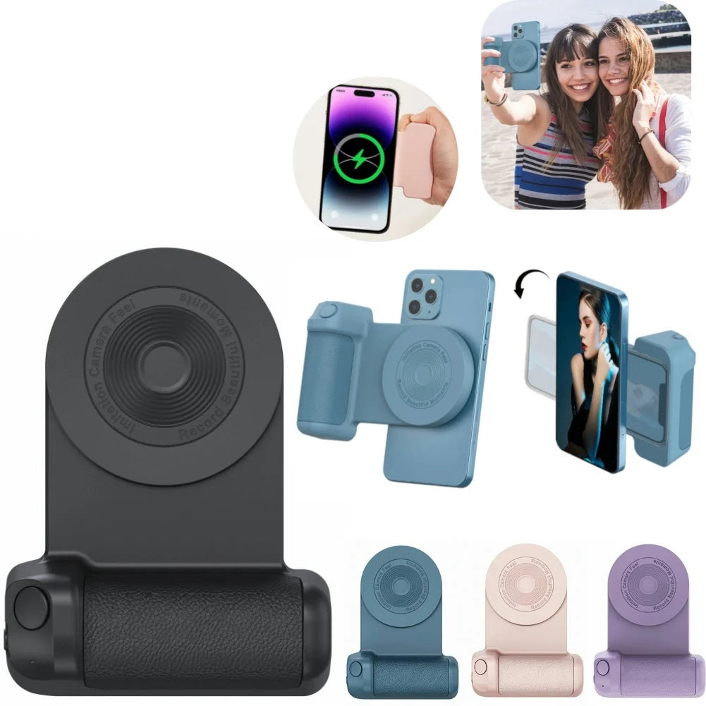 Phone camera lens protector with various color options and usage scenarios.