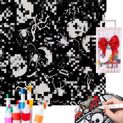 Color-Your-Own Velvet Art Blanket | Custom DIY Crafting Throw