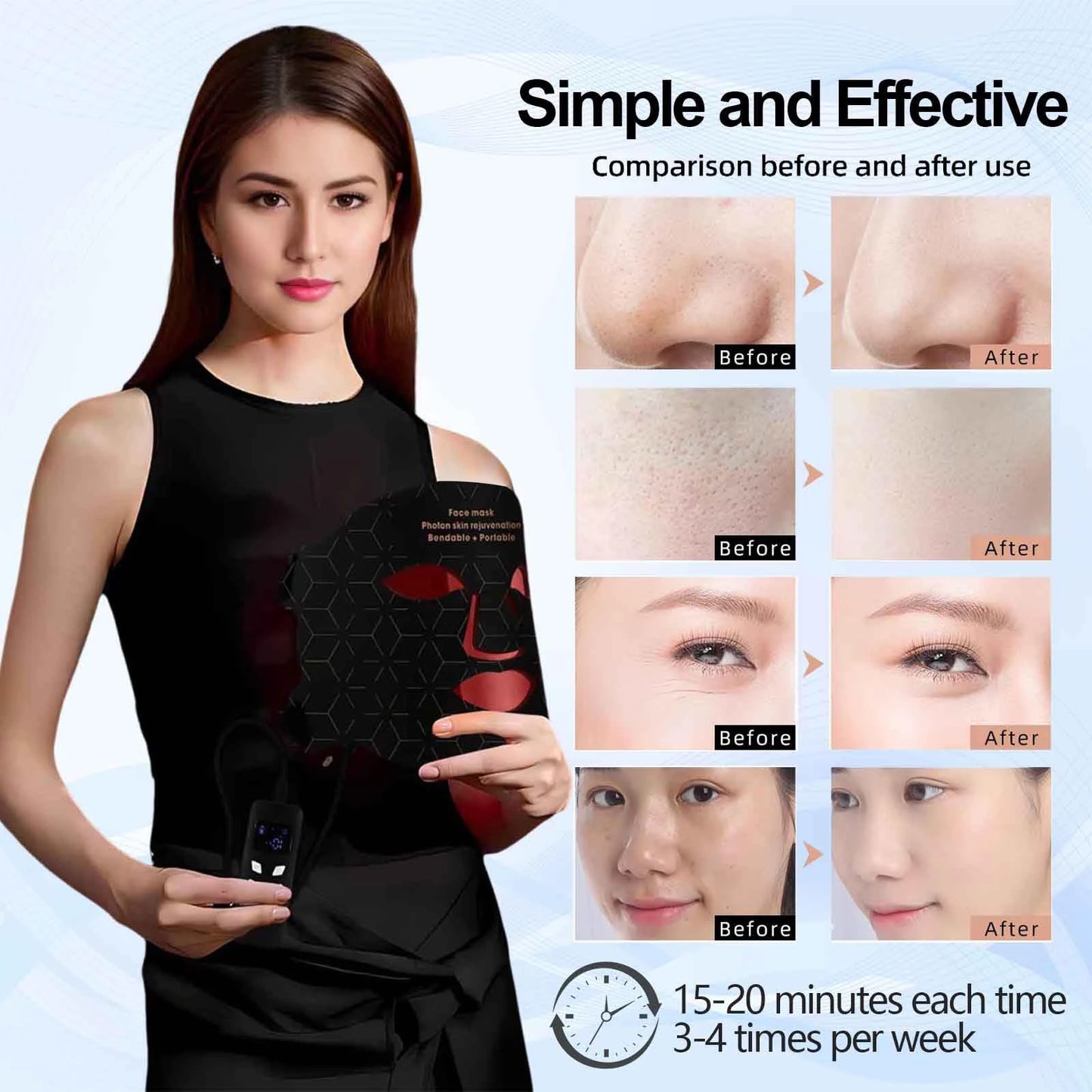 Radiance Pro LED Facial Therapy Mask | Multi-Wave Renewal Mask