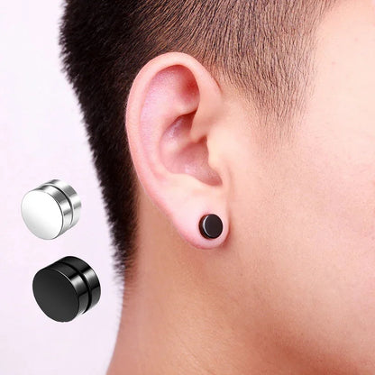 Magnetic Zircon Studs | No-Piercing Illusion Earrings