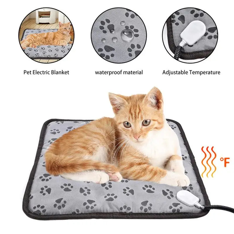 The Waterproof Smart-Heating Adjustable Pet Pad Blanket