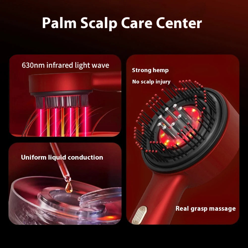 Electric Scalp Massager and Hair Growth Comb
