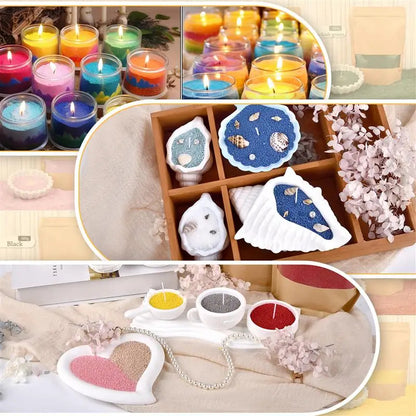 Colorful Granular Pearl Wax