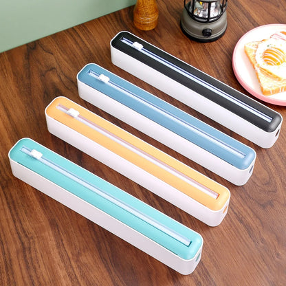Set of four LED light strips in different colors on a wooden surface.