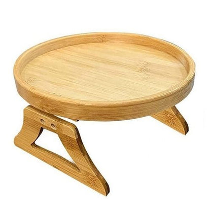 Premium 100% Bamboo Sofa Armrest Tray