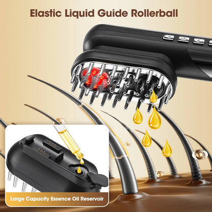Omnisculpt 4-in-1 Electric Massage Comb | EMS & Red Light Therapy Scalp Massager