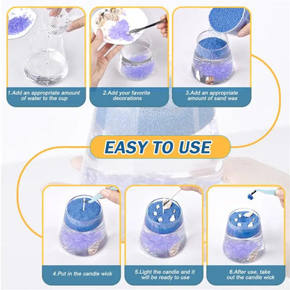 Colorful Granular Pearl Wax