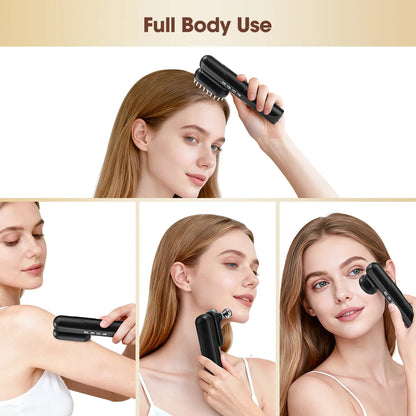 Omnisculpt 4-in-1 Electric Massage Comb | EMS & Red Light Therapy Scalp Massager