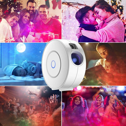 StellarGlow Smart WiFi Galaxy Projector | Tuya-Enabled App & Voice Control Aurora Night Light