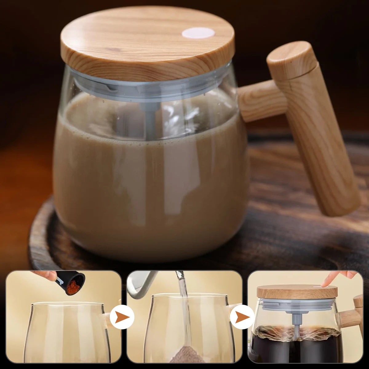Self Stirring Coffee Mug