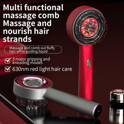 Electric Scalp Massager and Hair Growth Comb