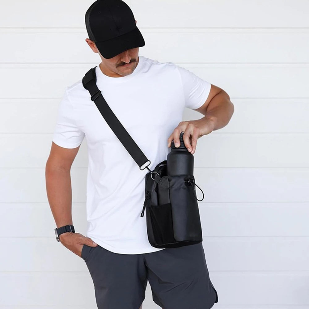 Magnetic Gym Water Bottle Bag