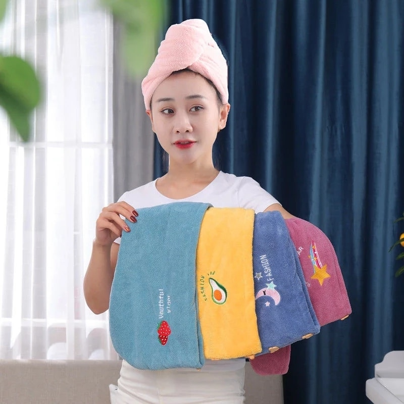 Advanced Microfiber Hair-Drying Wrap