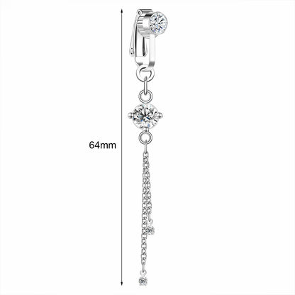 Clip-On Belly Button Piercing