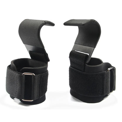 Pair of black wrist straps on a white background