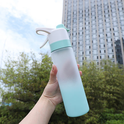 HydroMist 2-in-1 Sports Bottle | Dual-Action Drink & Cooling Spray Flask