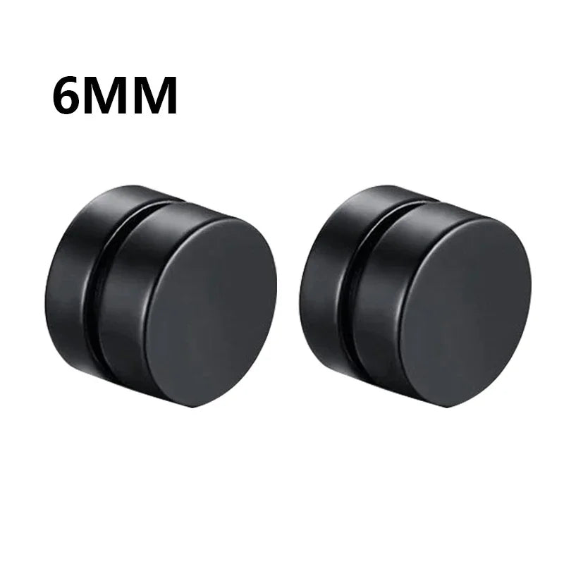 Magnetic Zircon Studs | No-Piercing Illusion Earrings