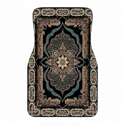 Decorative phone case with intricate patterns on a white background